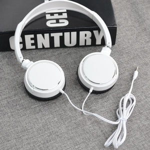 Over Ear Wired Headphones Portable Audio Bass