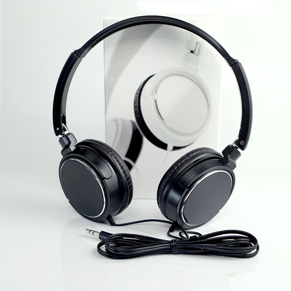 Over Ear Wired Headphones Portable Audio Bass